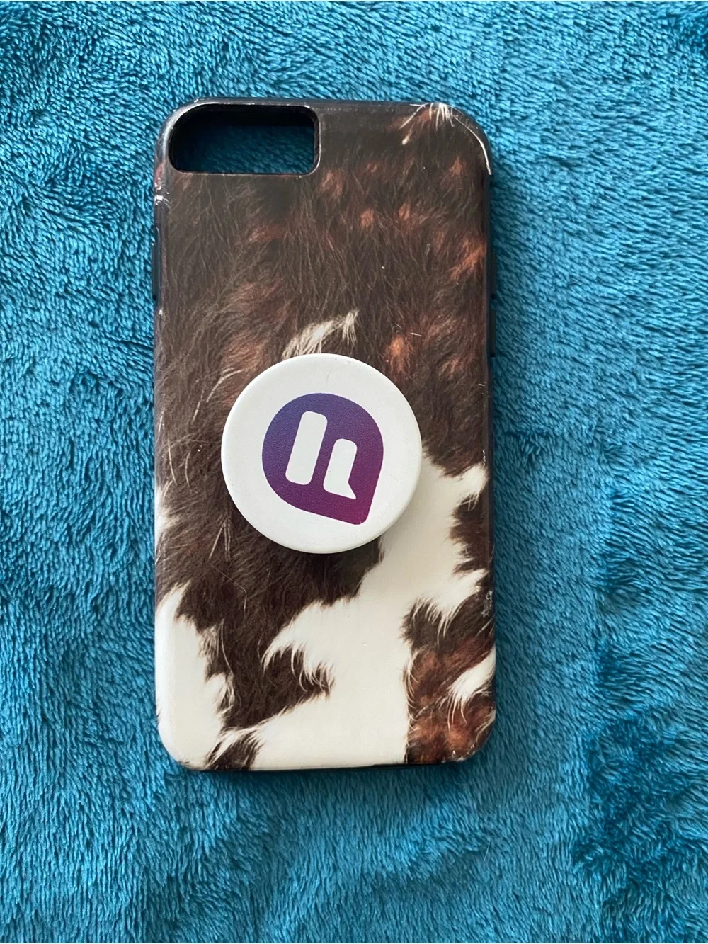 Apple iPhone 6s with cow print Case